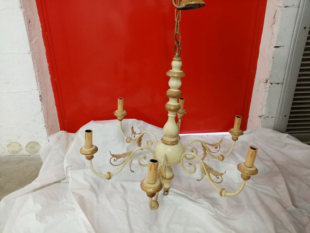 lustre style v�nitien en bois 120 Cergy (95)