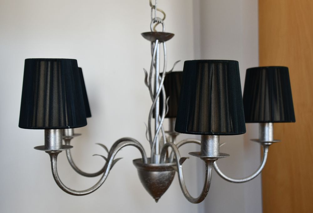 Lustre suspension 5 lampes style baroque 45 Quincy-sous-S�nart (91)