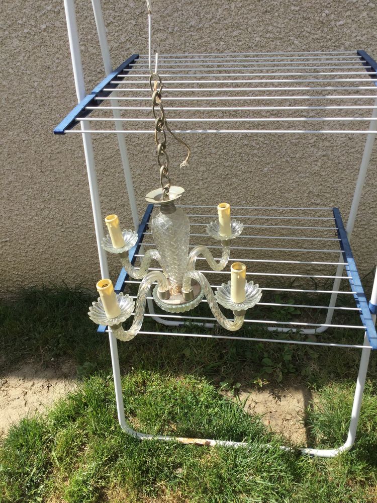 Lustre en verre vintage 75 Toulouse (31)