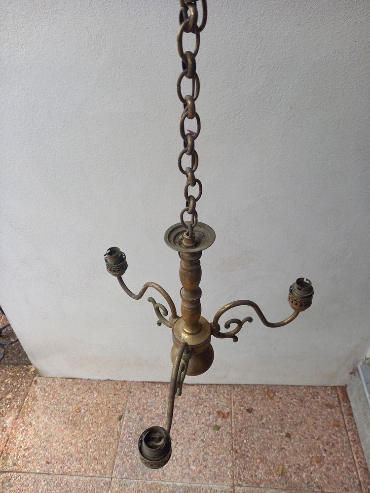 Lustre vintage 3 branches 10 Saint-Pierre-l�s-Nemours (77)