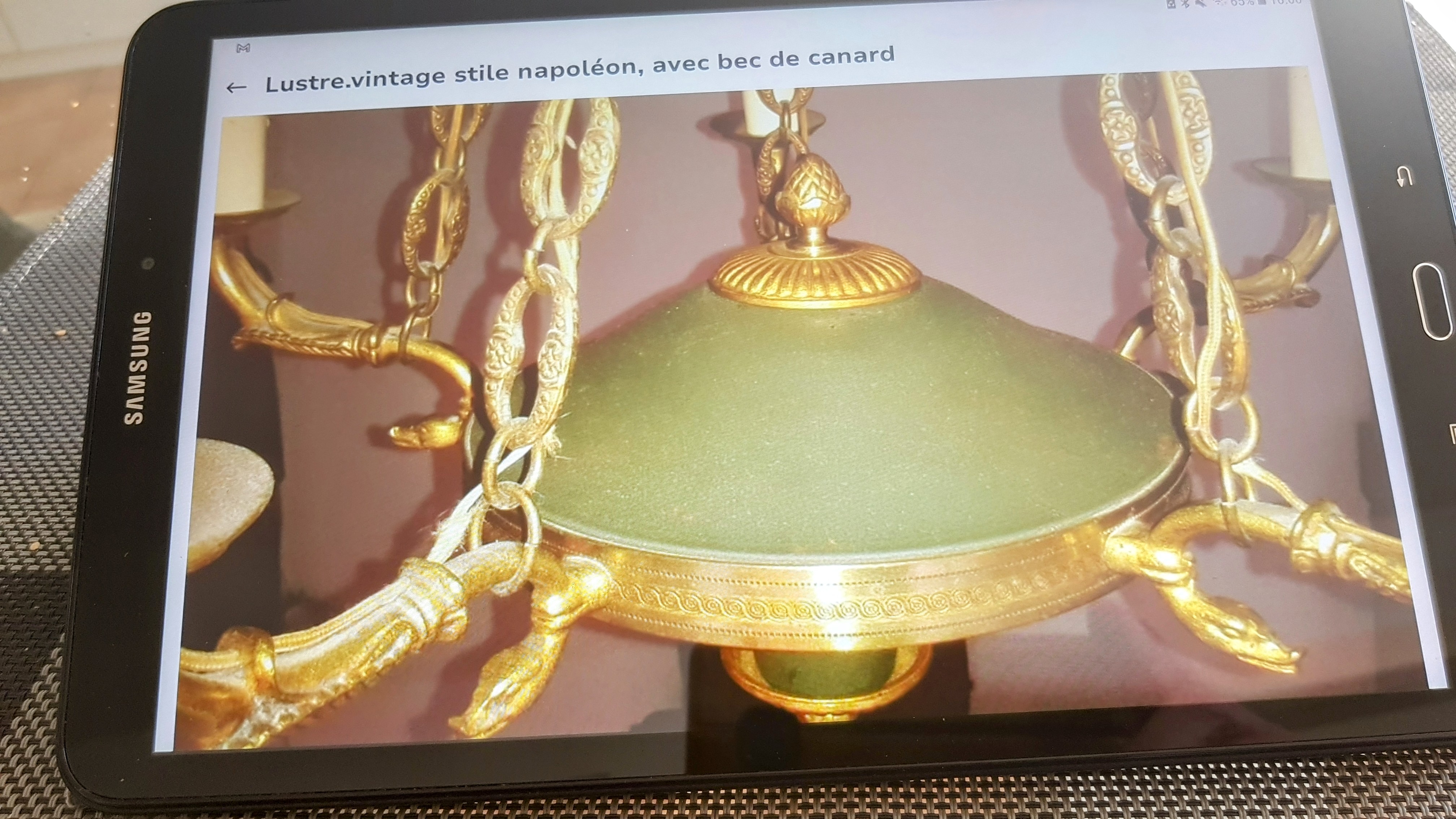 Lustre Vintage Style Napol�on en Laiton Dor� 100 Aix-en-Provence (13)