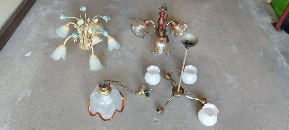 4 lustres anciens/vintage 18 �cuisses (71)