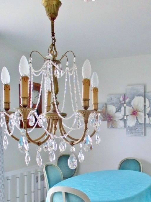 Lustres en bronze 5 et 3 branches avec pampilles 100 Les Sables-d'Olonne (85)