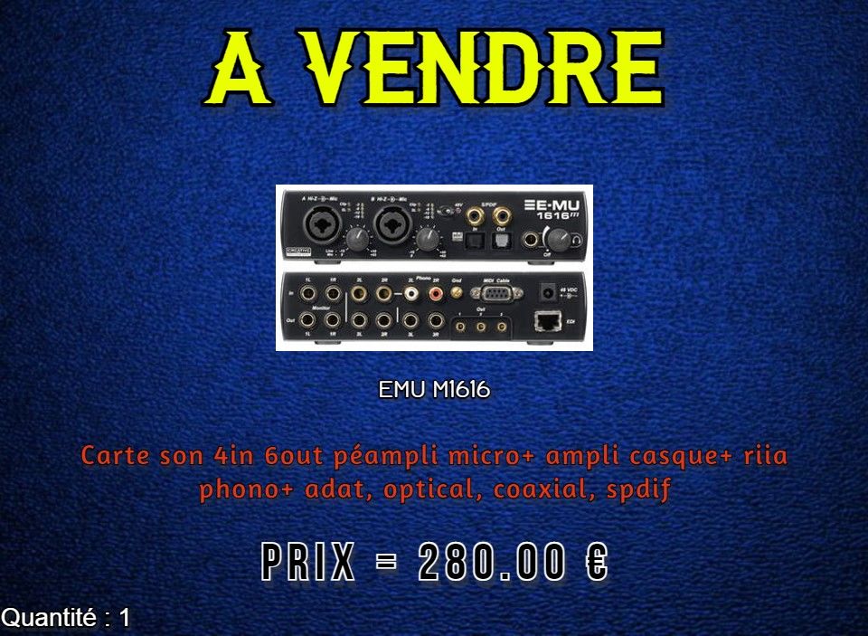 M1616 280 Paris 20 (75)