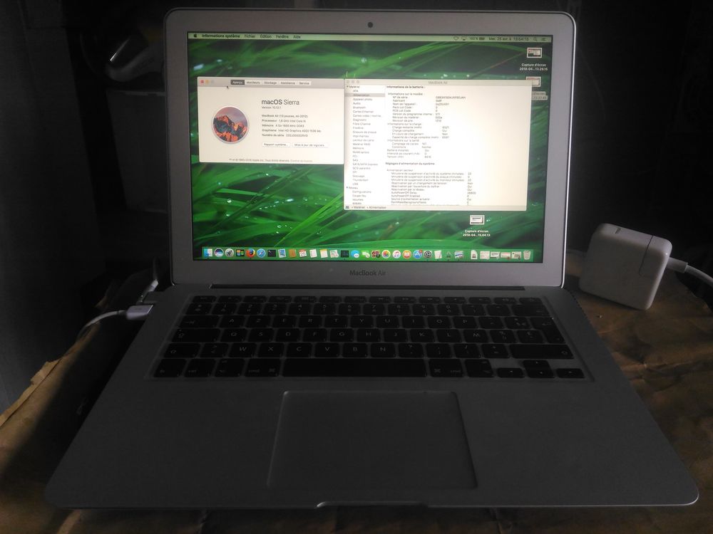 MACBOOK AIR 13  MI 2012 INTEL I5 1.8GHZ SSD 256 GO 425 Lyon 8 (69)
