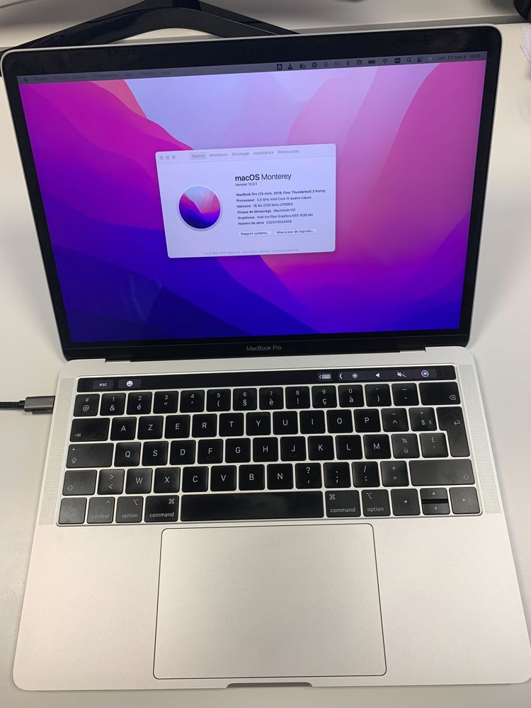 MacBook Pro 2018 13 , 16Go RAM 1025 Paris 11 (75)
