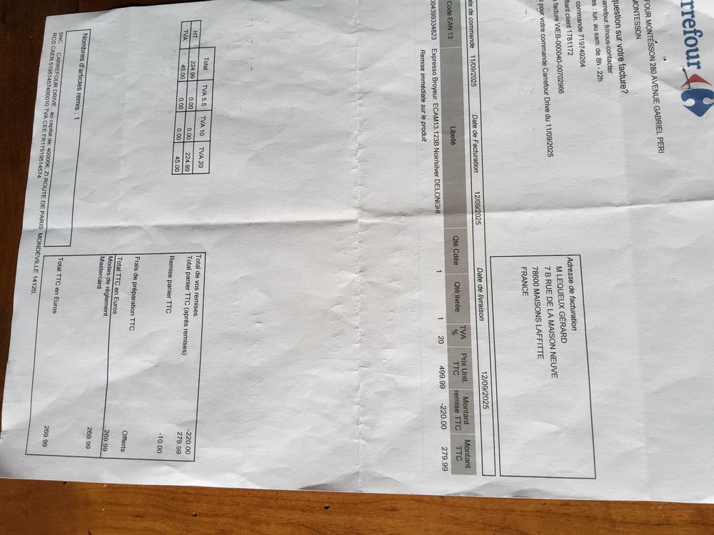 Machine caf� expresso broyeur delongui 0 Maisons-Laffitte (78)