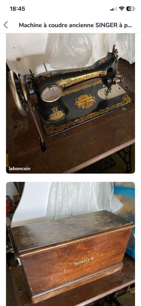 machine �  coudre de collection 300 Gr�sy-sur-Aix (73)