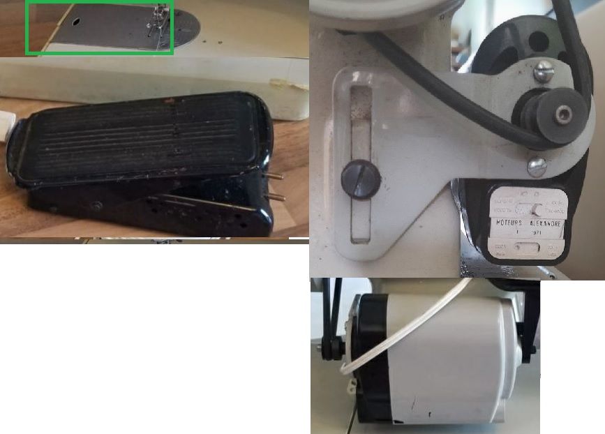 Machine � coudre Corvette : pi�ces d�tach�es 5 Beauchamp (95)