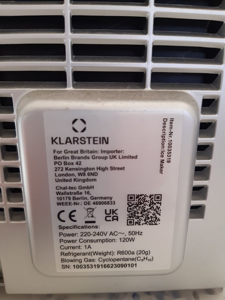 Machine a gla�ons servi 2 fois comme neuve 60 La Brosse-Montceaux (77)