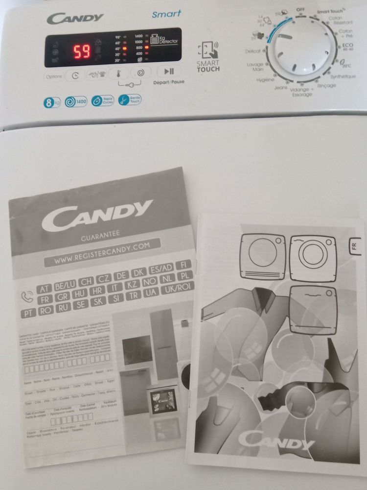 Machine � laver CANDY SMART 8kg 230 Saint-Ouen-l'Aum�ne (95)