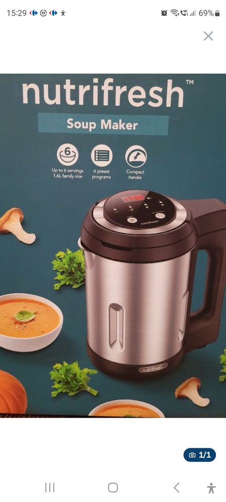 Machine a soupe pratique 30 �lancourt (78)