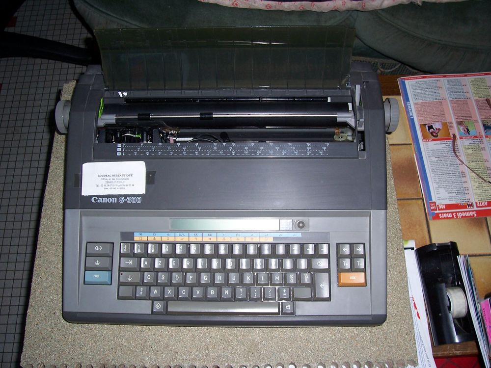 MACHINES A ECRIRE �lectronique Canon S 300 30 Soullans (85)