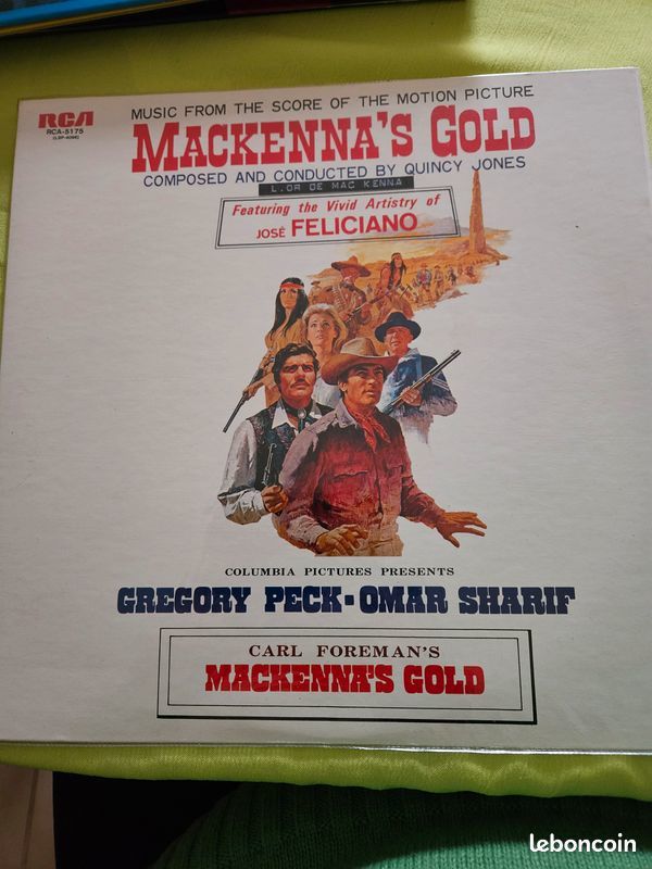 Mackenna's Gold vinyles 33t'album Quincy Jones -Quincy Jones 50 Dourdan (91)
