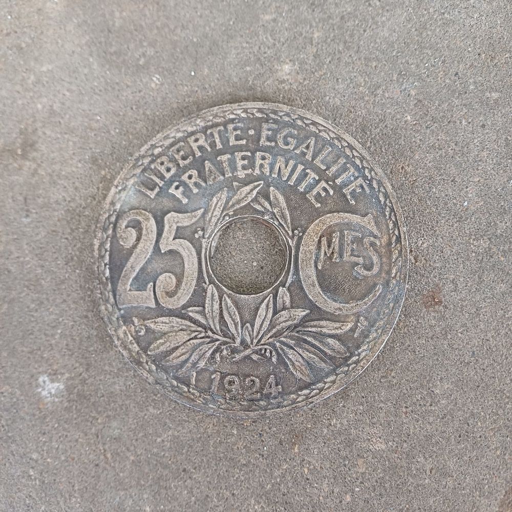 madaille 25 centimes 1924 1 Rethel (08)