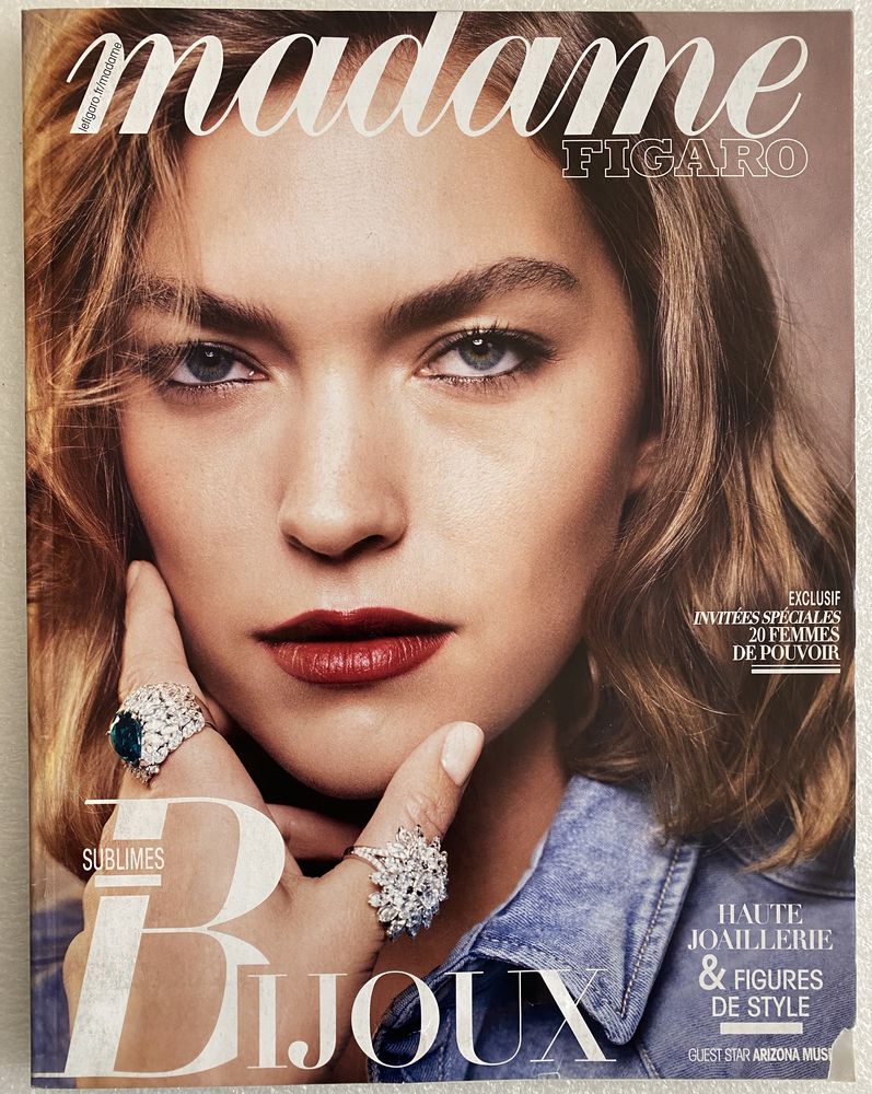 MADAME FIGARO - ARIZONA MUSE  n�22492 02/12/2017  BIJOUX 4 Jou�-l�s-Tours (37)