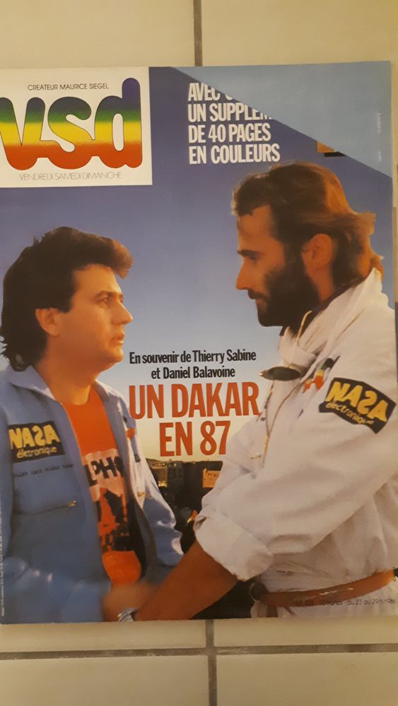 Magazine VSD N° 438 du 23-01-1986 Souvenir Sabine-Balavoine  7 Pont-Saint-Esprit (30)