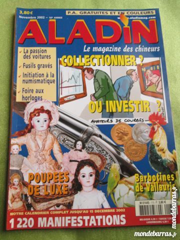 Magazine  Aladin  Novembre 2002 10 Goussainville (95)