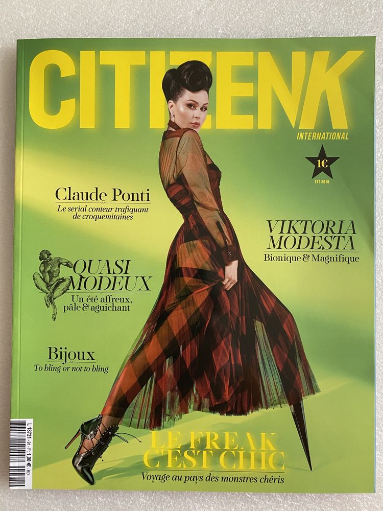 Magazine CITIZEN K  n°91 Viktoria Modesta - Claude Ponti 6 Joué-lès-Tours (37)