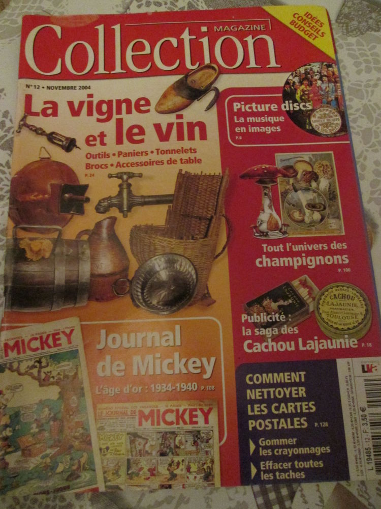 Magazine  Collection n° 12   Novembre 2004 --La Vigne et le  12 Goussainville (95)
