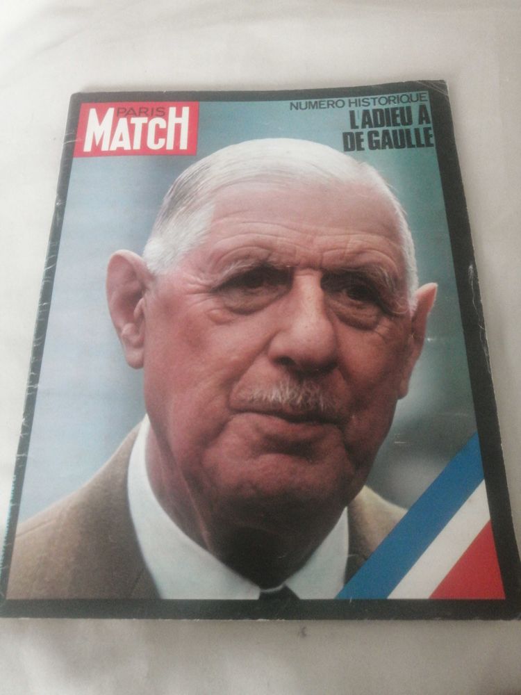 magazine paris match l adieu a de Gaulle 5 Boulogne-sur-Mer (62)