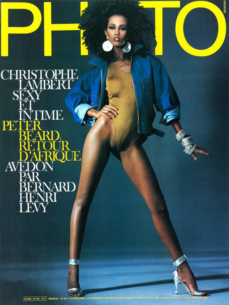 Magazine PHOTO. n 224. Mai 1986# Peter Beard et Iman 14 Manosque (04)