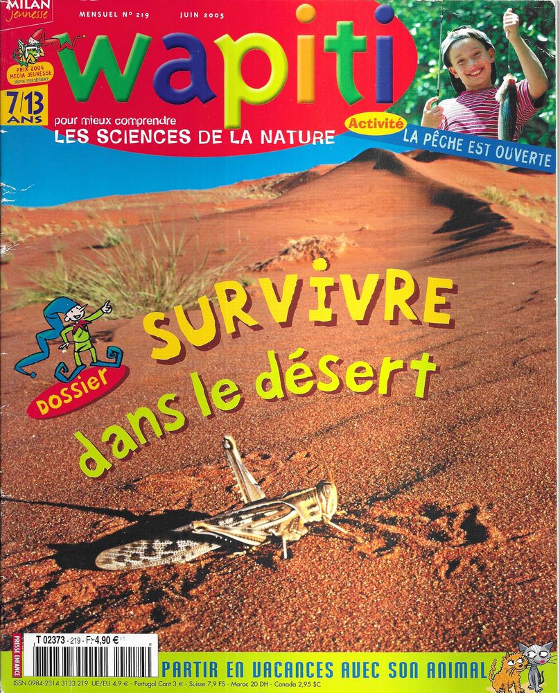 Magazine Wapiti ,de 7 � 13 ans 8 Tours (37)