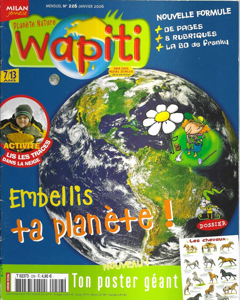  Magazine , Wapiti , de 7 � 13 ans 8 Tours (37)