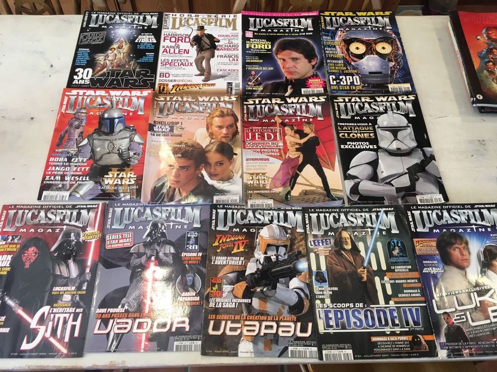 19 Magazines collectors 
Luca film Star Wars
4 Rochefort (17)