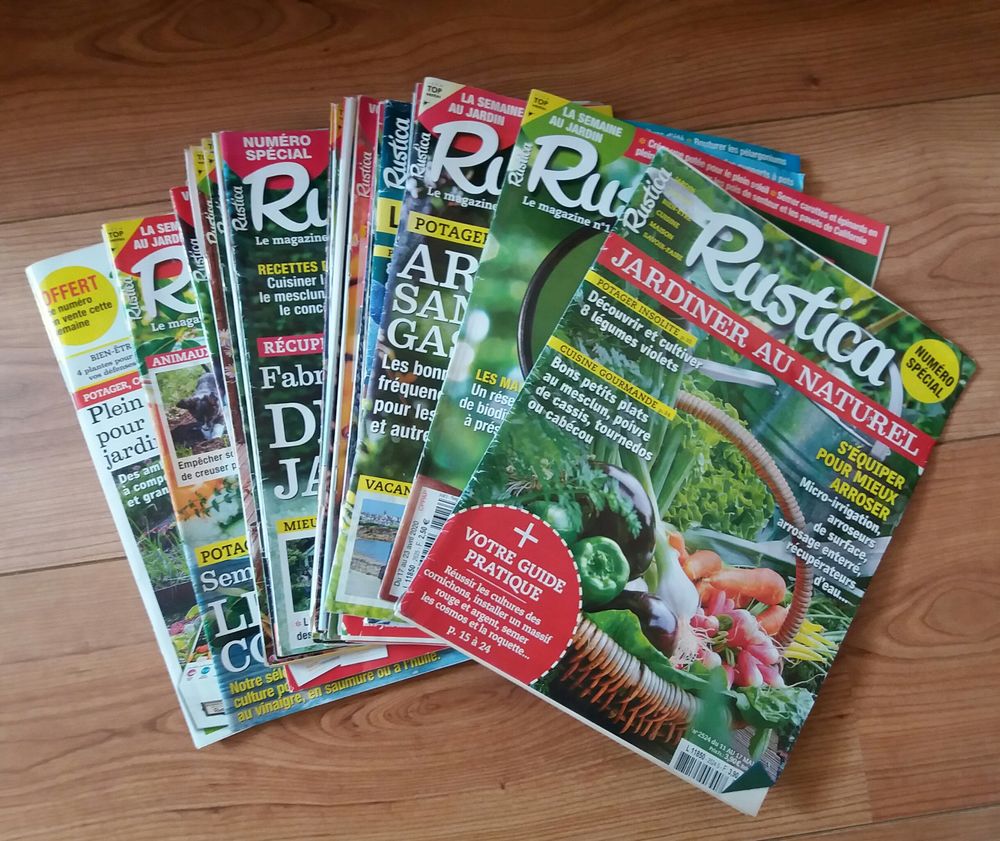 Lot de 10 magazines RUSTICA 4 Pr�failles (44)
