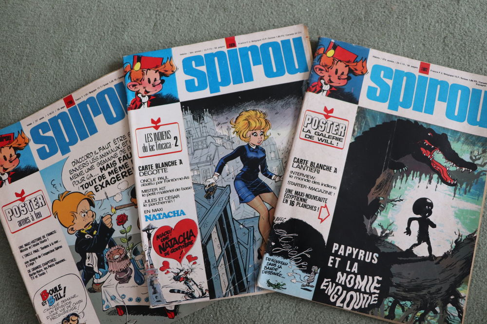 110 magazines Spirou entre ann�es 1972 et 1975 10 Boulogne-Billancourt (92)