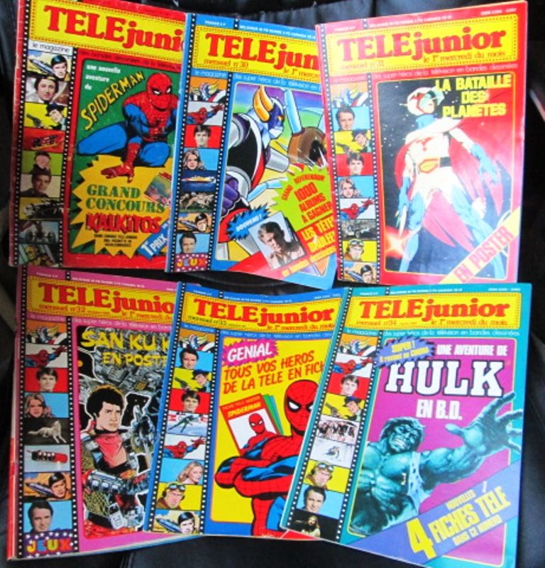Lot 11 magazines TELE JUNIOR, 1ère série,occasion,1979 /1980 100 Sury-le-Comtal (42)