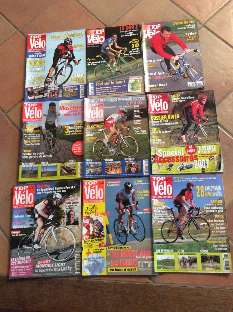 Lot de 9 magazines Top Velo 9 Carry-le-Rouet (13)