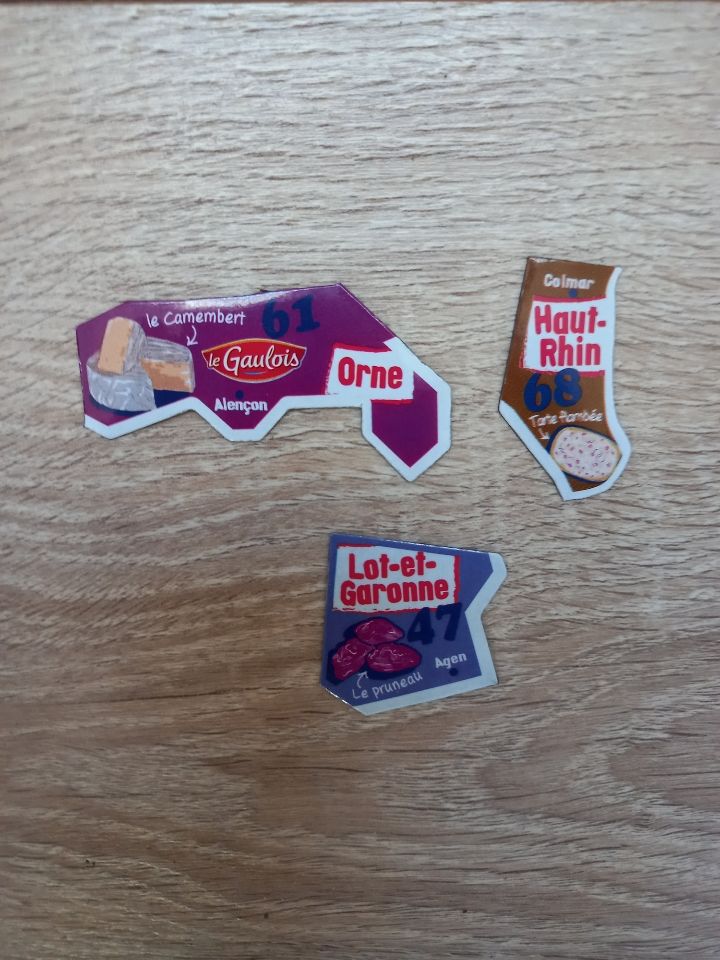  Magnet D�partement Le Gaulois 3 Villiers (86)