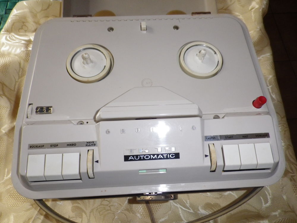 Magn�tophone � bandes GRUNDIG TK 19 AUTOMATIQUE A R�VIS�E 50 Fontenay-le-Fleury (78)