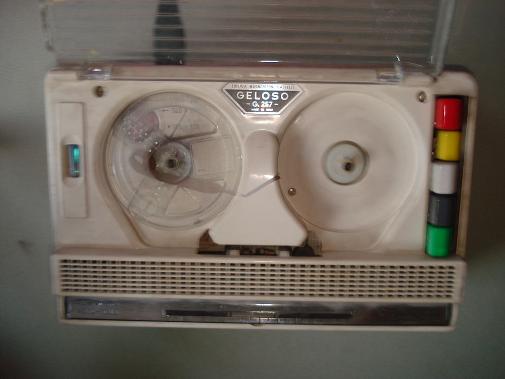 MAGN�TOPHONE / RECORDER GELOSO G 257 A BANDE - VINTAGE 50 Fontenay-le-Fleury (78)