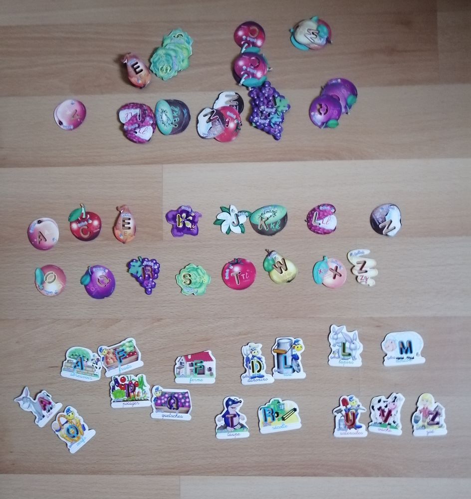 Magnets de L'Alphabet Gervais 5 Collections 0 Butry-sur-Oise (95)