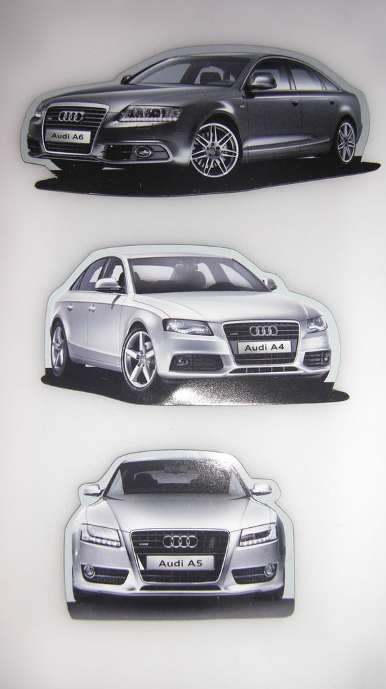 Un lot de 3 magnets  AUDI  1 Reipertswiller (67)