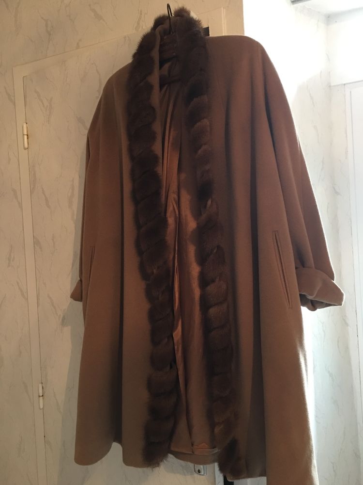 magnifique manteau cachemir laine vison 0 Chartres (28)