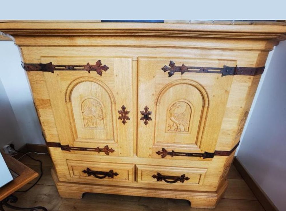 Magnifique salle � manger en ch�ne massif haut de gamme 2000 Belgique