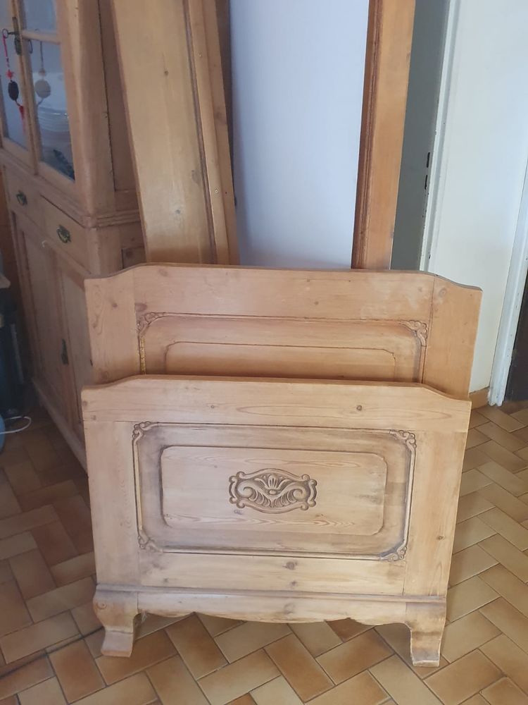 Magnifique lit scandinave en bois massif pour une personne 90 Pertuis (84)