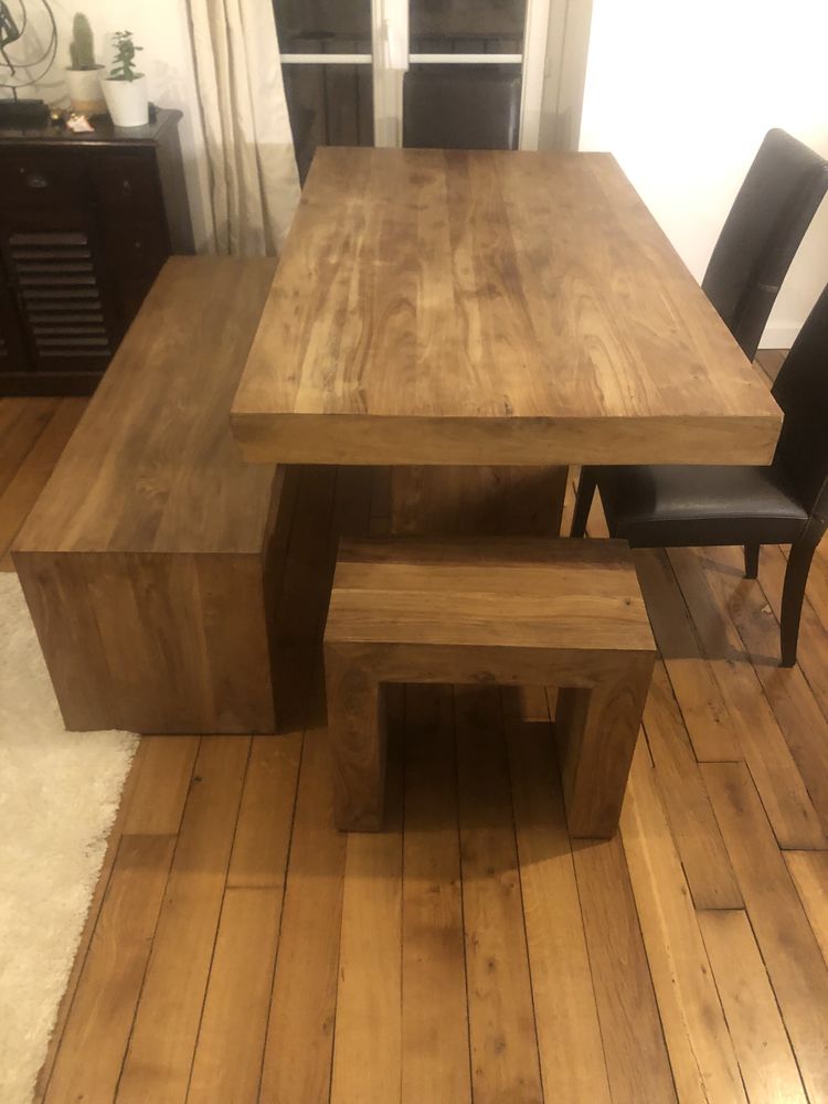Magnifique table � manger en Teck 800 Paris 2 (75)