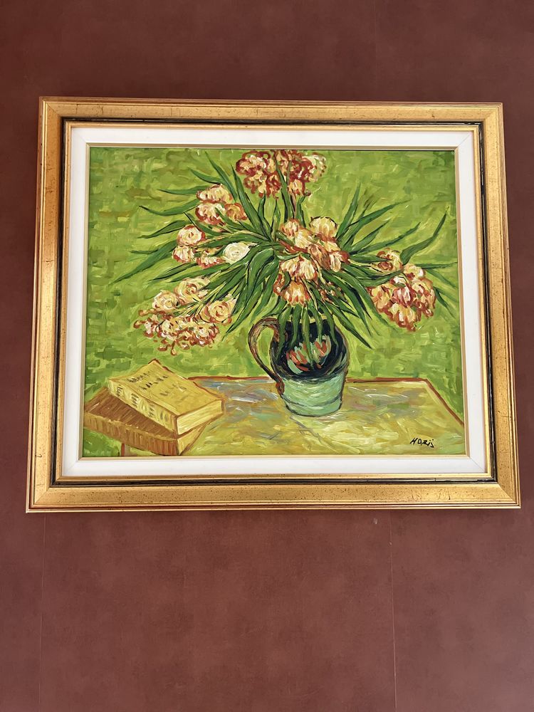 magnifique tableau peinture �    l'huile avec cadre dor� 150 Brumath (67)