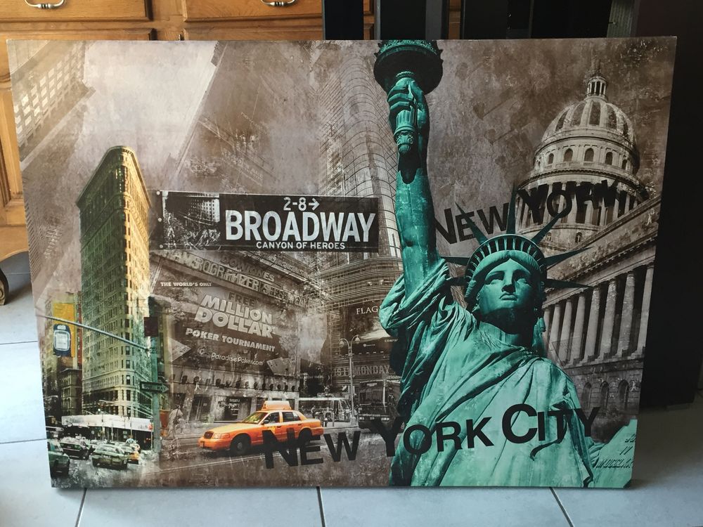 magnifique tableau de New York 20 Vesoul (70)
