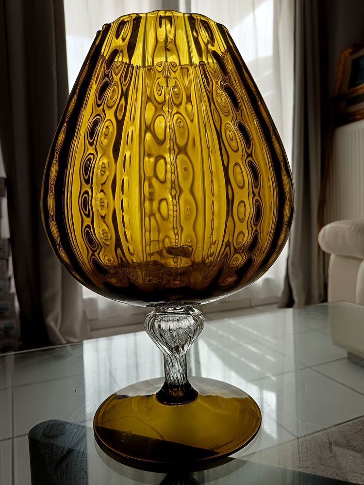 Magnifique verre ballon / tulipe en verre teint� 37 Habsheim (68)