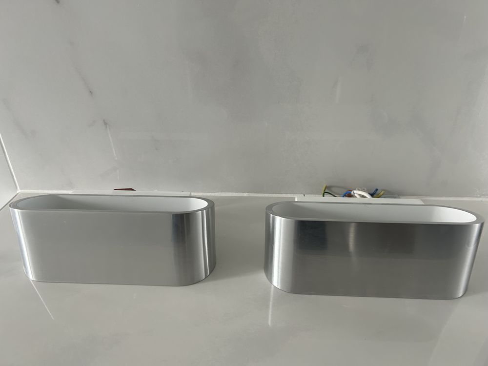 2 magnifiques appliques �clairage Desig alu mural luminaire 450 Metz (57)