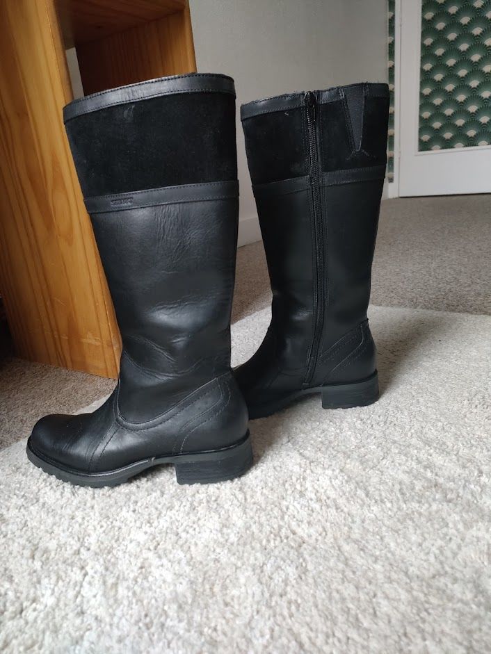 MAGNIFIQUES BOTTES SEBAGO NOIRES TOUT CUIR P 37 50 Paris 14 (75)