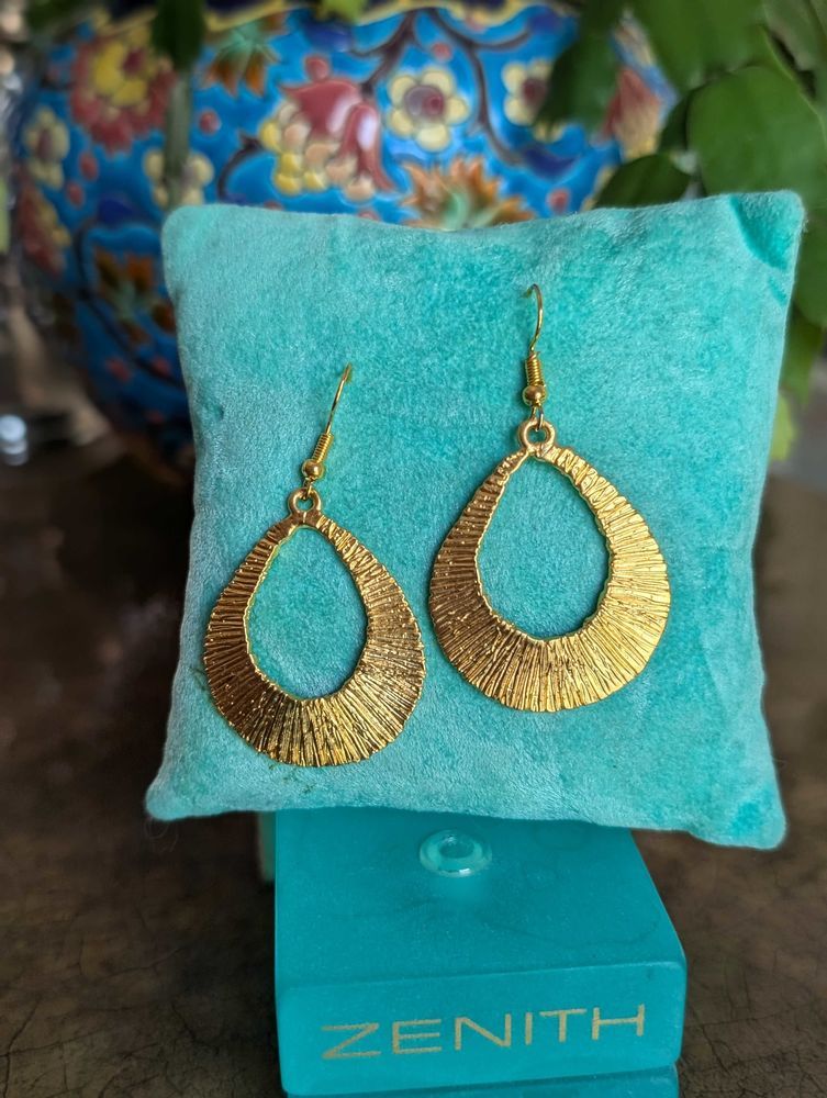 Magnifiques boucles d'oreilles fait main en cuivre tremp�es dans l'or 8 Dunkerque (59)