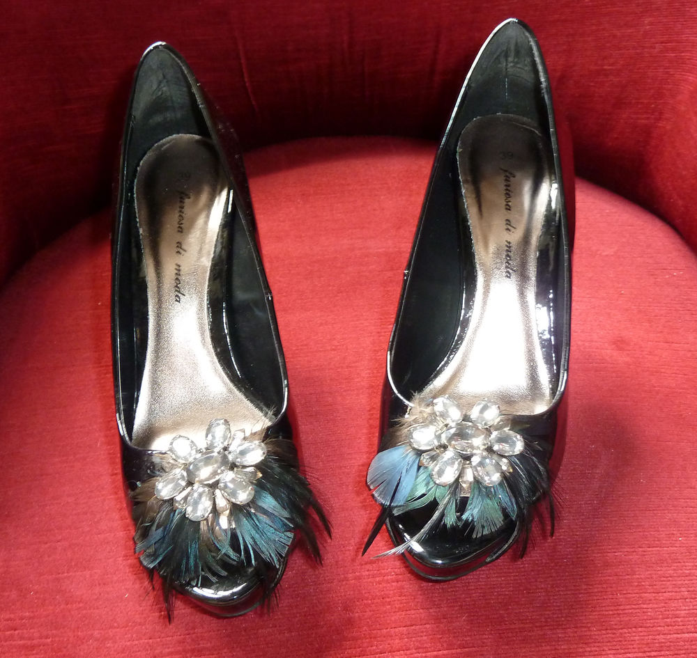 Magnifiques ESCARPINS (39) vernis noir (valeur 60 euros) 25 Lumio (20)