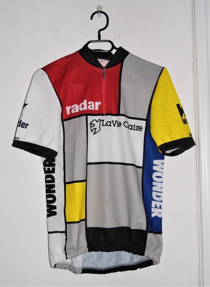 Maillot cycliste v�lo vintage tour de france Hinault Lemond wonder radar la vie claire santini 50 Petite Synthe (59)